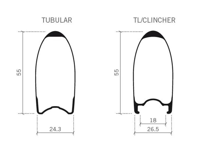 Vision Metron 3-Spoke Carbon Road Rim Brake  Front Wheel-1